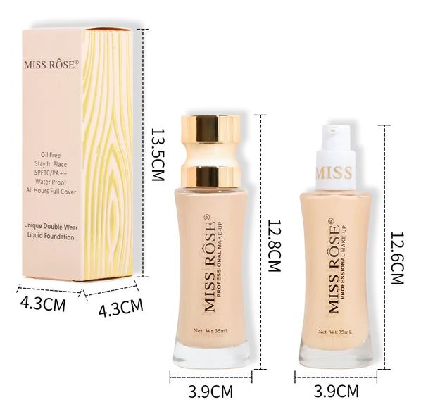 Miss Rose Unique Double Wear Liquid Foundation