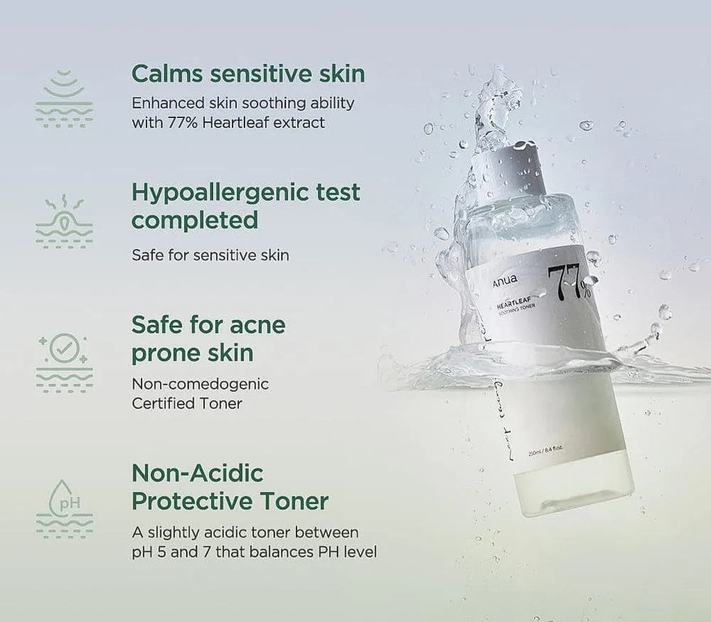ANUA Heartleaf 77% Soothing Toner 250ml