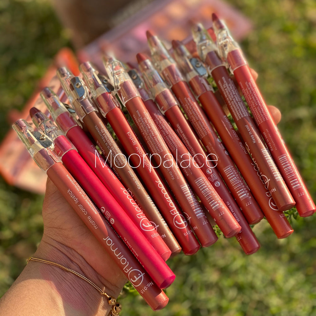 Flormar Pack of 12 Lip_Pencils