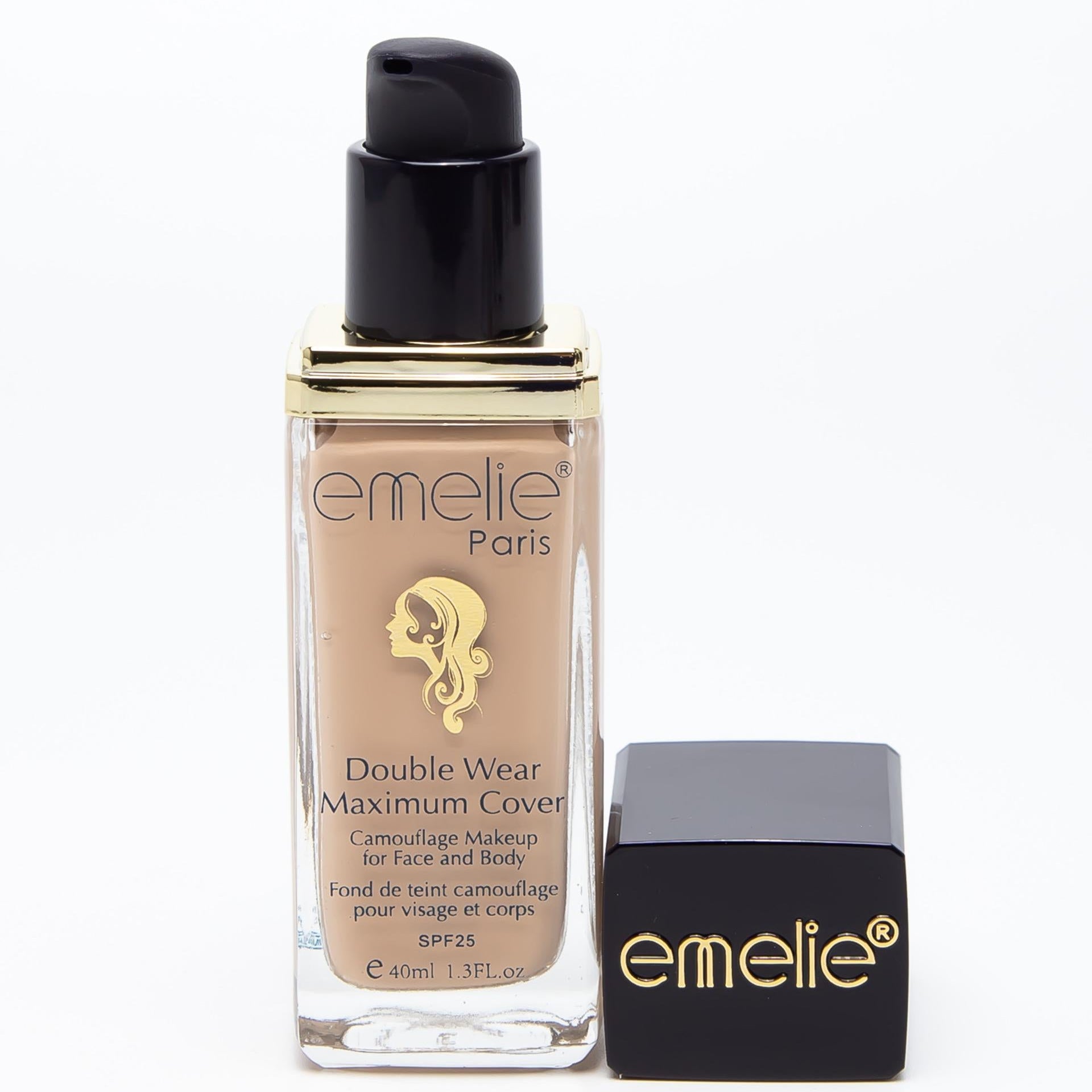 Emelie Paris Double Wear Maximum Cover Waterproof Foundation 30ml