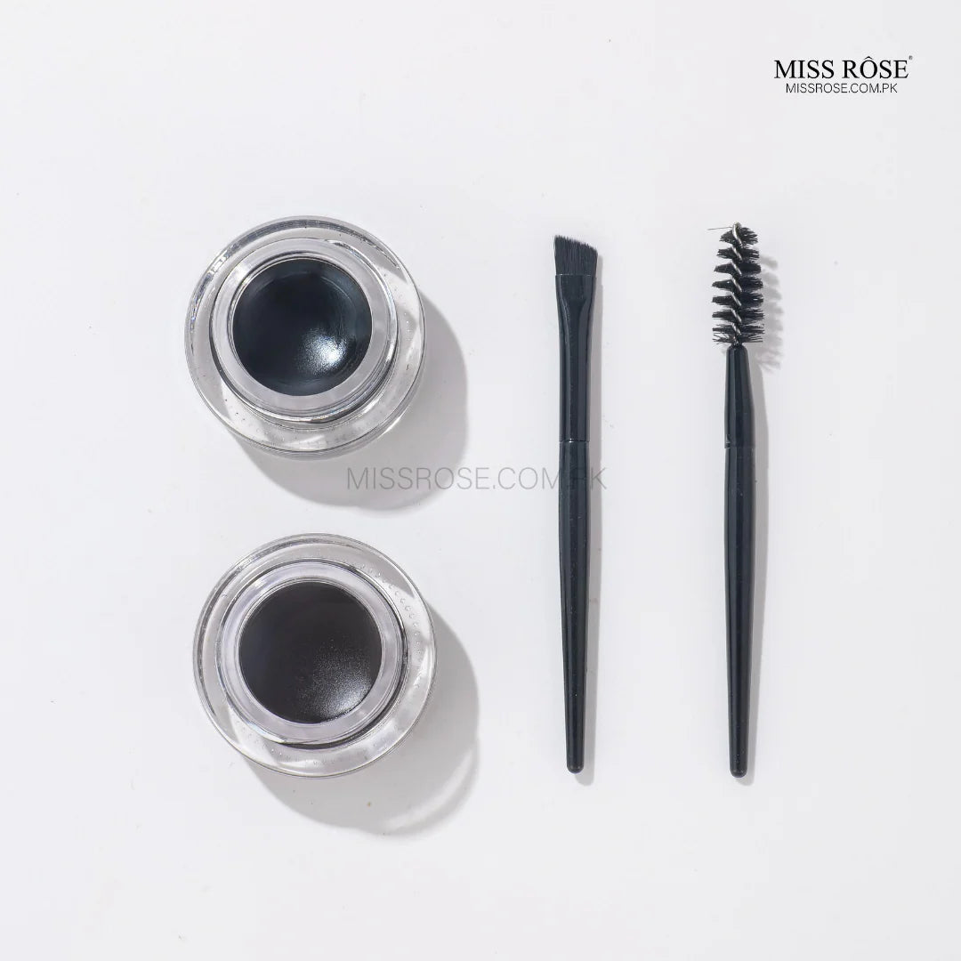 Miss Rose Gel Eyeliner – 2 Color Set (Black+Brown)