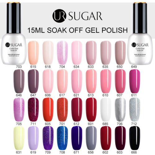 UR SUGAR 15ml Nail UV Gel Polish – Soak-Off Nail Art Gel