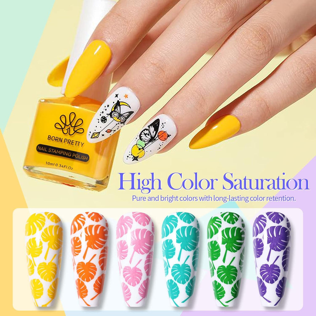Born Pretty  Stamping Polish Candy Nails Colour Nail Art Plate Printing Polish Lacquer Each