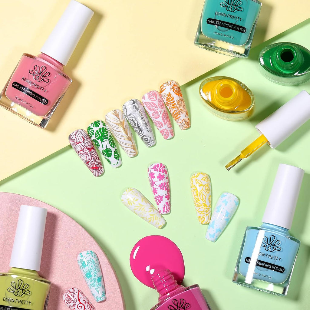 Born Pretty  Stamping Polish Candy Nails Colour Nail Art Plate Printing Polish Lacquer Each