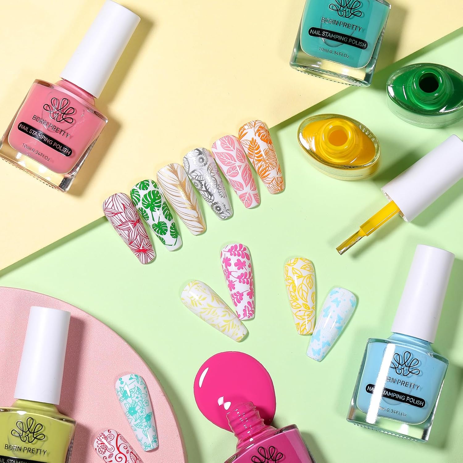 Born Pretty  Stamping Polish Candy Nails Colour Nail Art Plate Printing Polish Lacquer Each