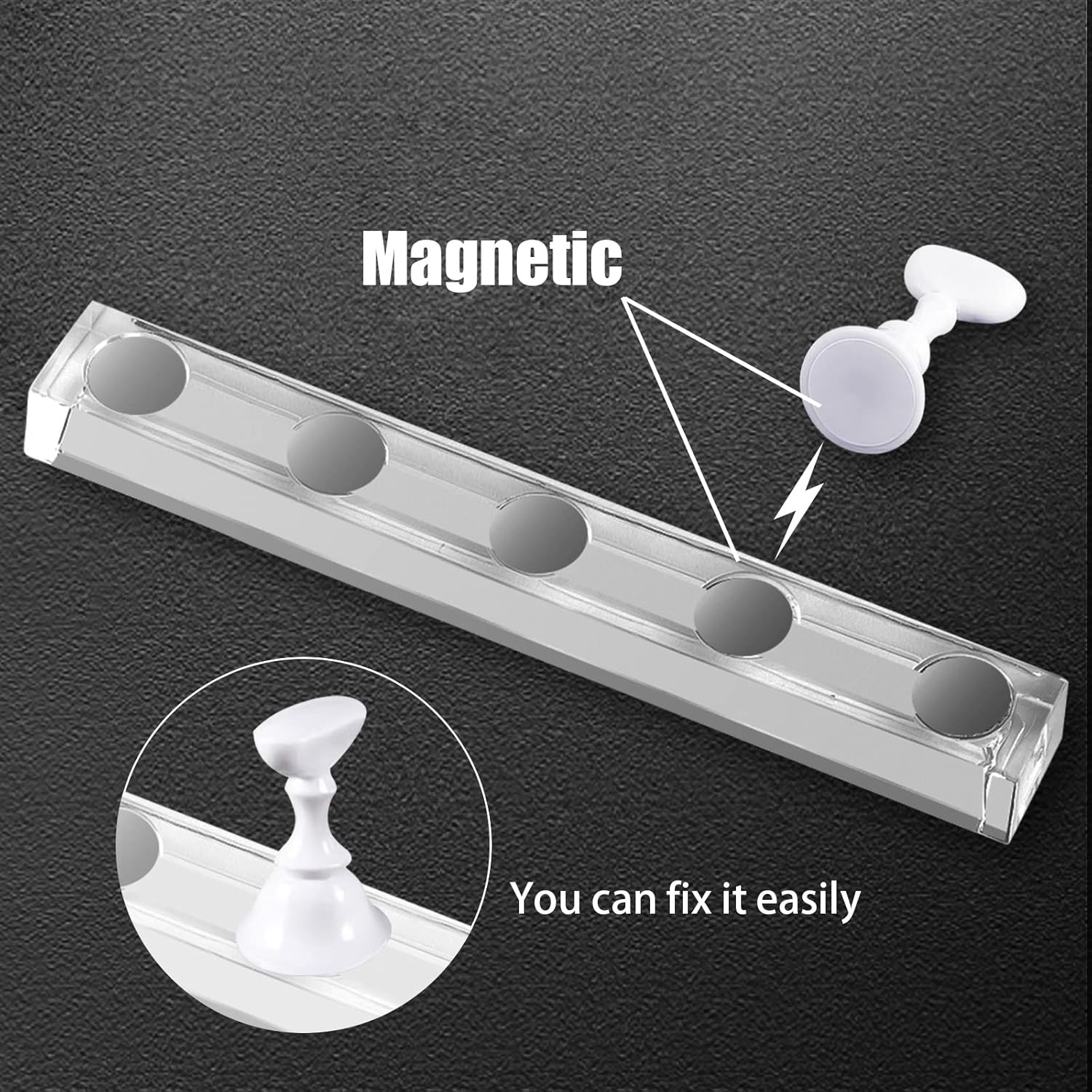 JUSTOTRY Nail Stand Press-On Nail Display Practice Holders