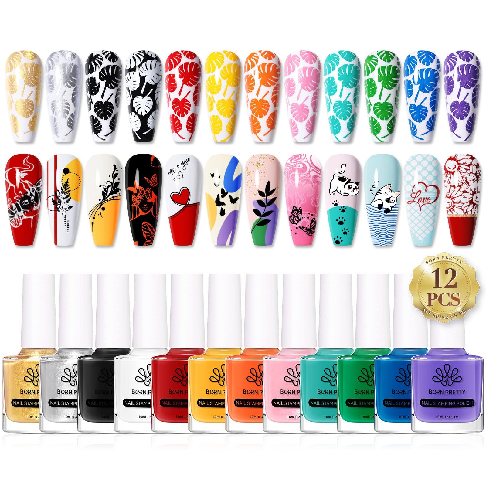 Born Pretty  Stamping Polish Candy Nails Colour Nail Art Plate Printing Polish Lacquer Each