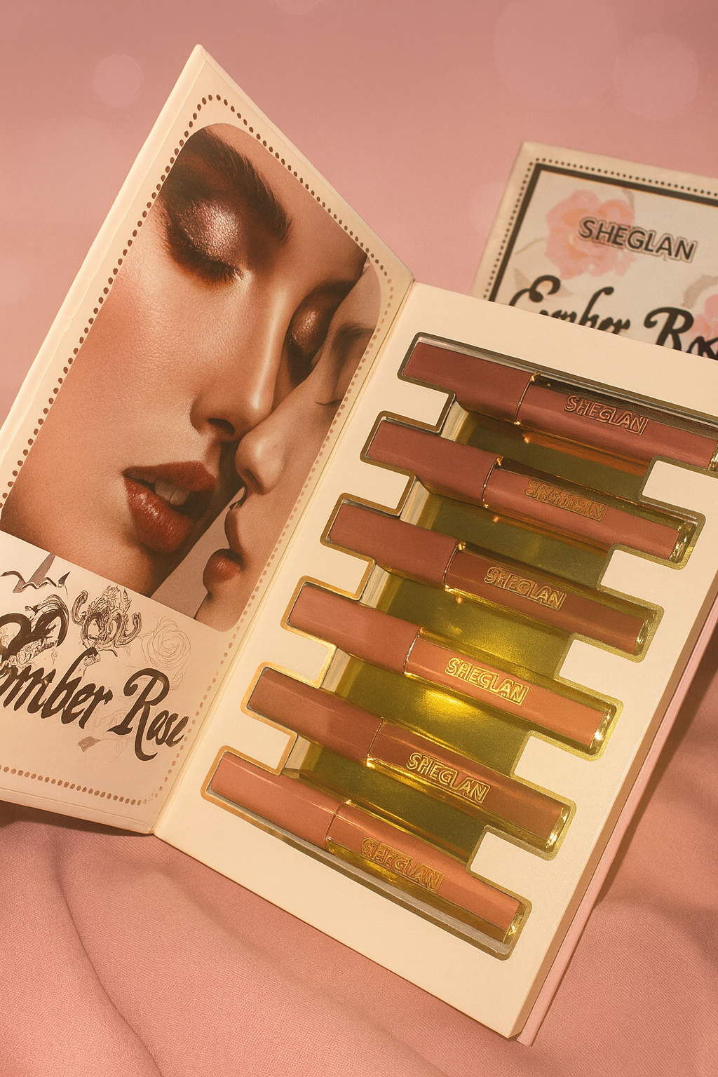 SHEGLAM Ember Rose My loving palette  5 in 1 makeup book