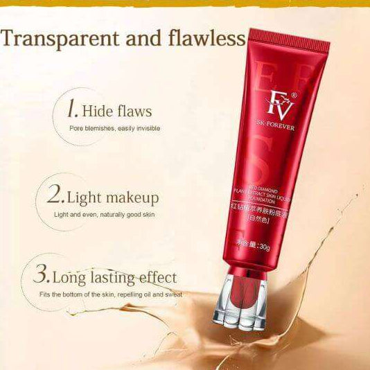 FV Waterproof Liquid Foundation with Matte Finish, Lightweight 30G