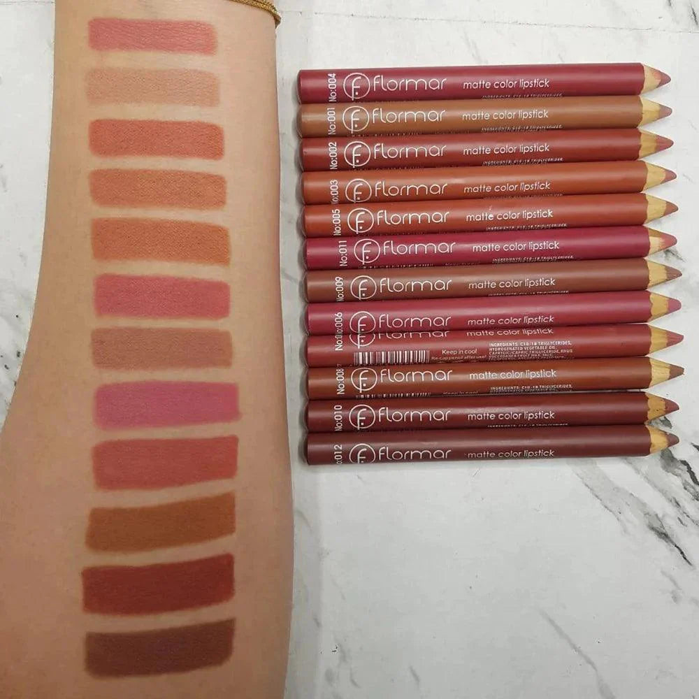 Flormar Pack of 12 Lip_Pencils
