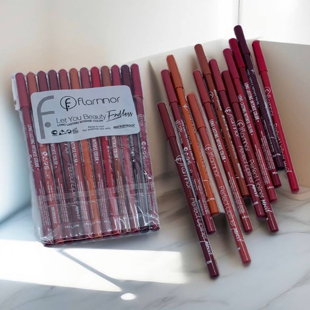 Flormar Perfect Lip Liner Pencil 12pcs
