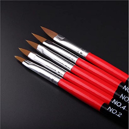 Acrylic Nail Art Brushes Pack OF 5