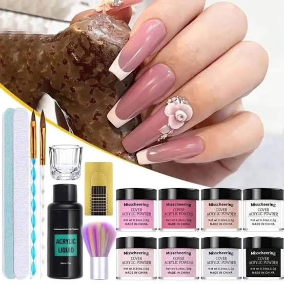 Acrylic Nail Art  Powder Kit / Nail Extension Full Kit