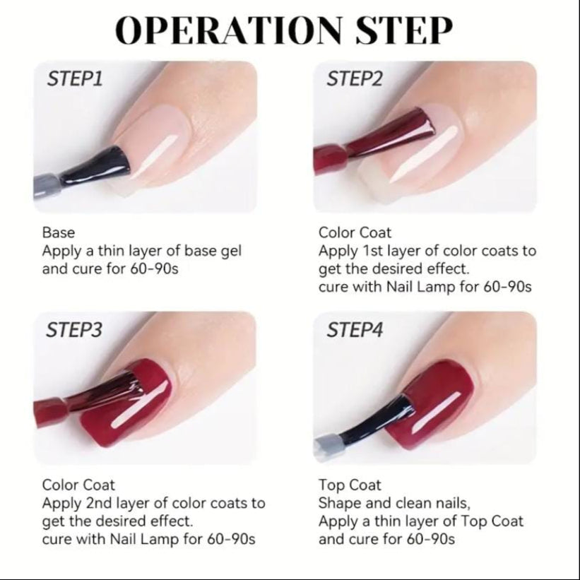 NICOLE DIARY 10ml Base Gel & Top Coat