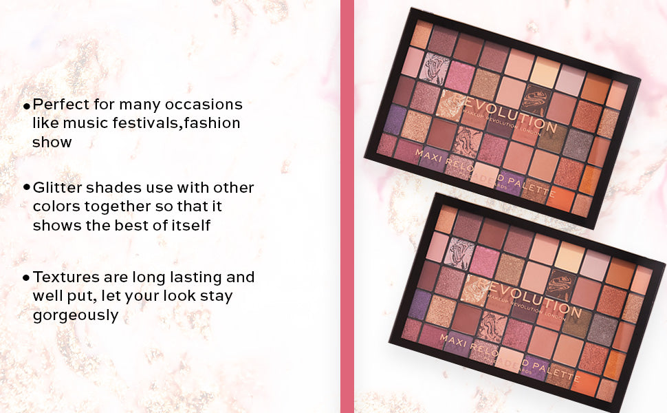 Makeup Revolution Maxi Reloaded Infinite Bronze Shadow Palette.