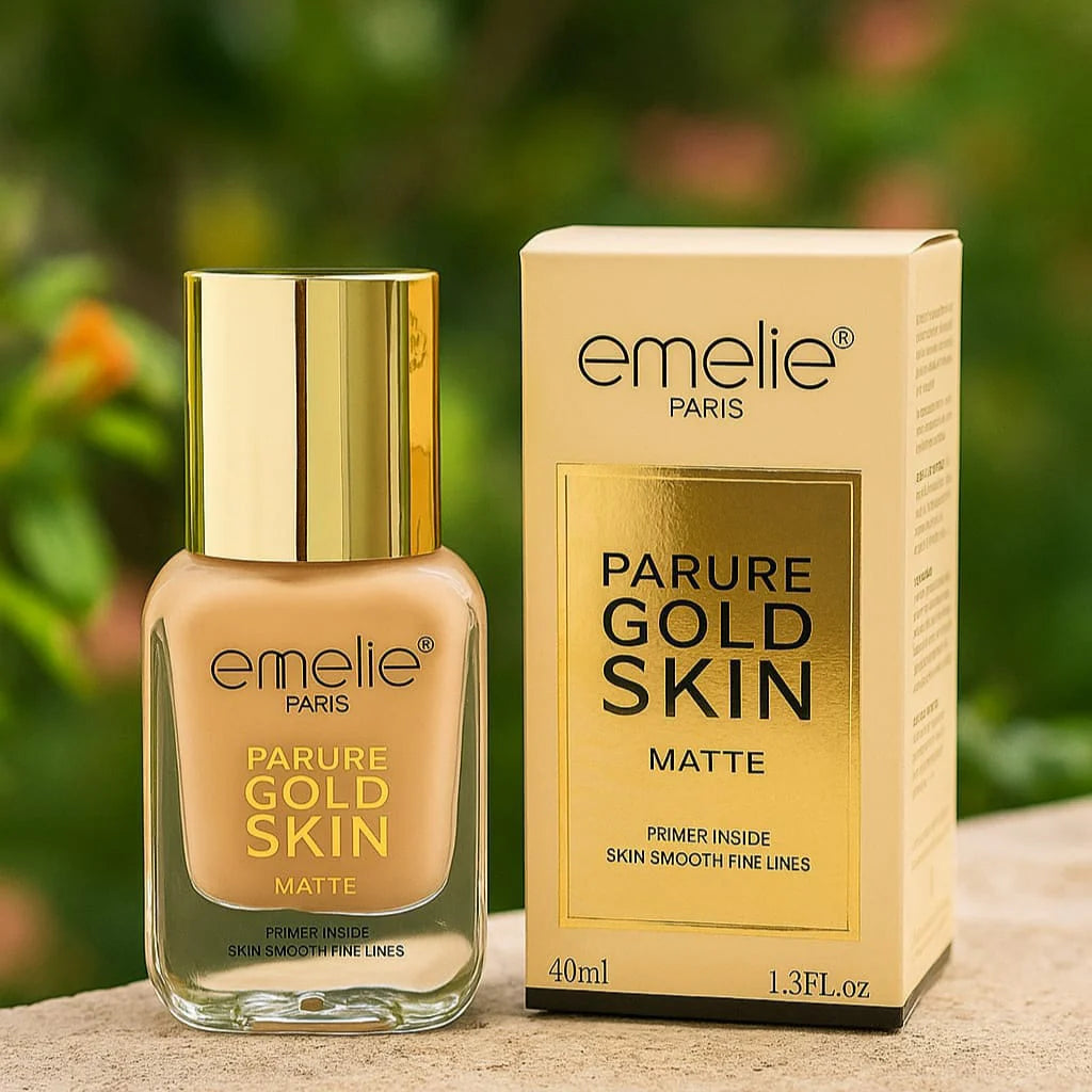 Emelie Paris Parure Gold Skin Matte Foundation - 40ml