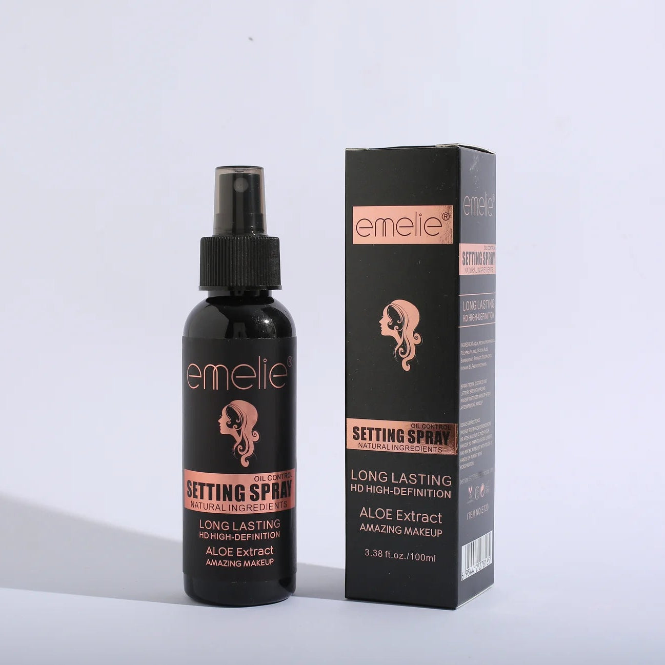 Emelie Oil Control Setting Spray- Long Lasting HD