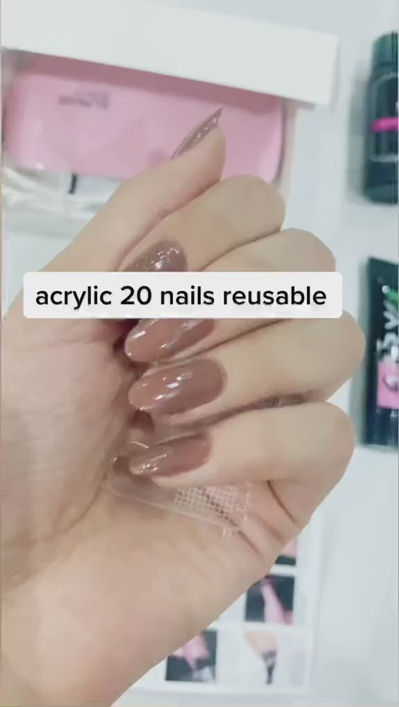 8 in 1 Polygel Nail Set / 8 Piece Polygel Kit